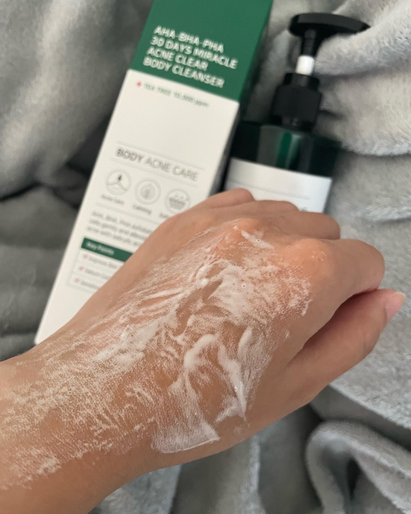 AHA·BHA·PHA 30デイズミラクルアクネボディクレンザー/SOME BY MI/ボディソープを使ったクチコミ（3枚目）