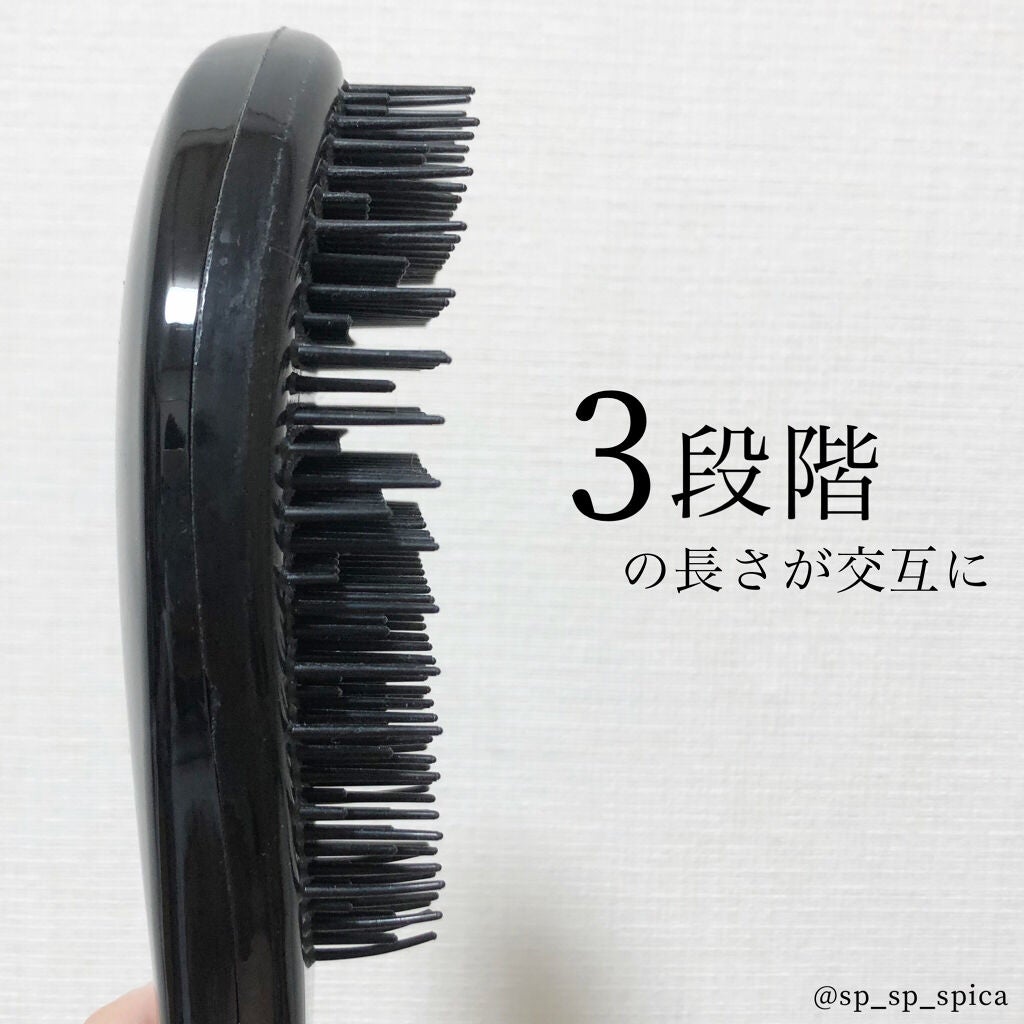 立体ヘアブラシ/DAISO/ヘアブラシを使ったクチコミ(2枚目)