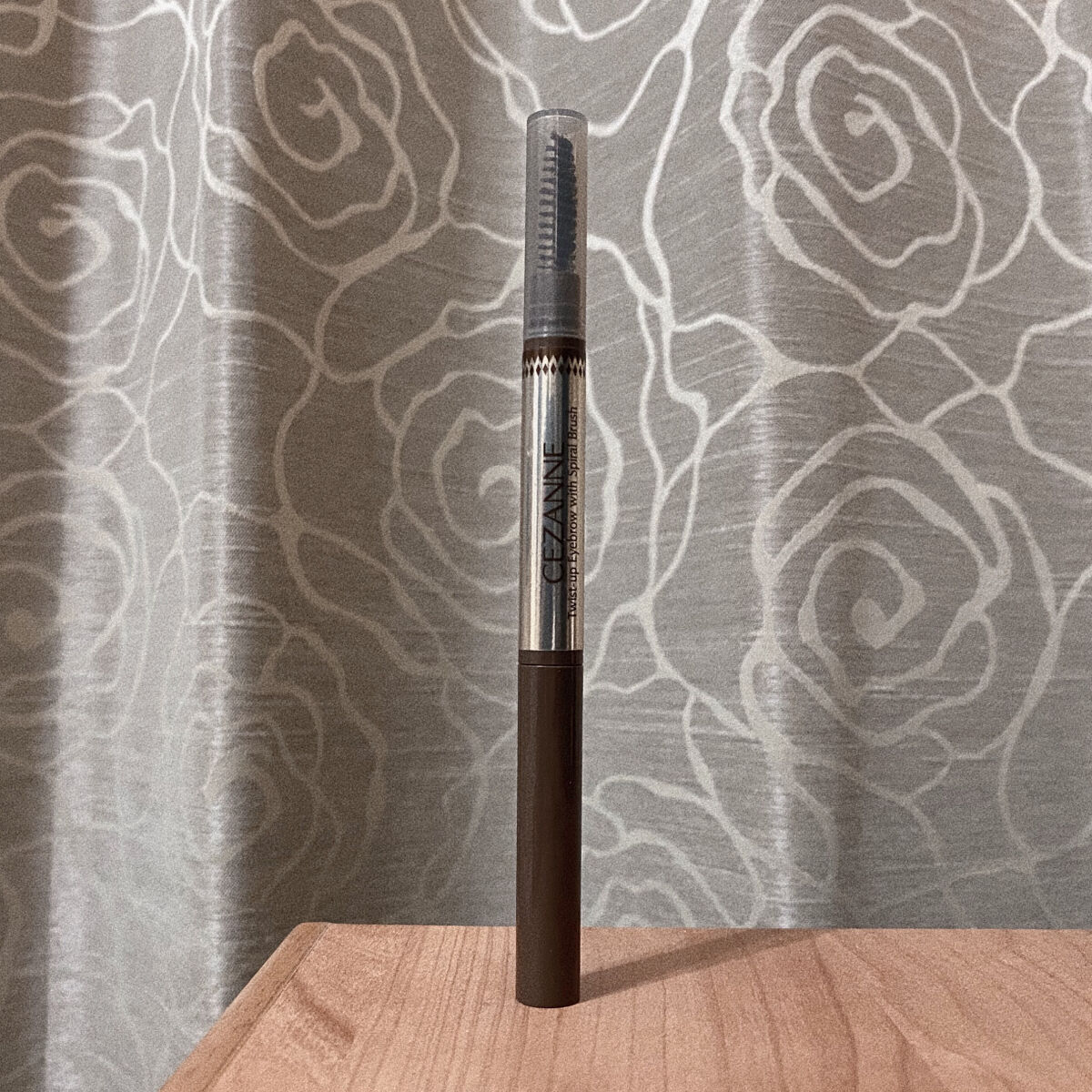 ブラシ付きアイブロウ繰り出し/CEZANNE/アイブロウペンシルを使ったクチコミ（2枚目）