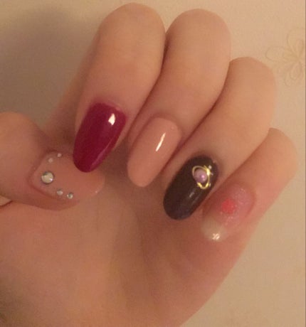 ワイヤー風ネイルアート/キャンドゥ/ネイルシールを使ったクチコミ(4枚目)