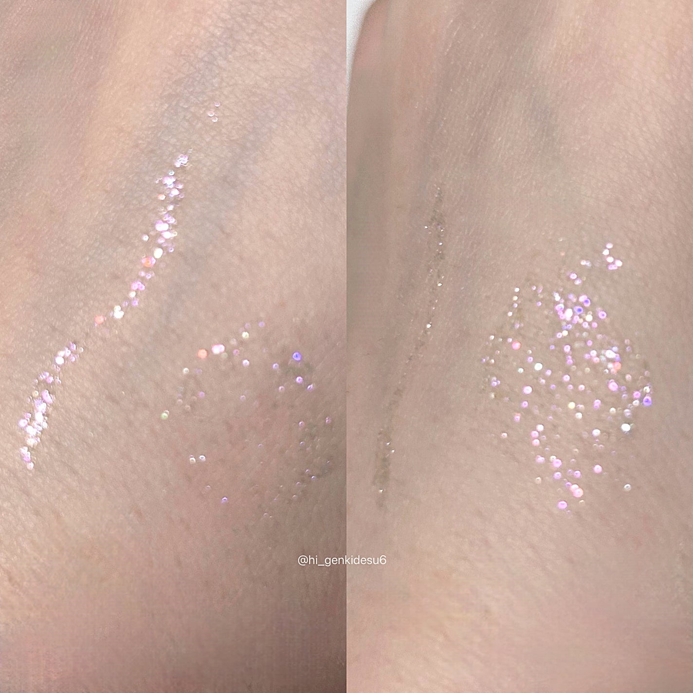 MY CRUSH ビタースイートグリッター/Joocyee/グリッターを使ったクチコミ(2枚目)