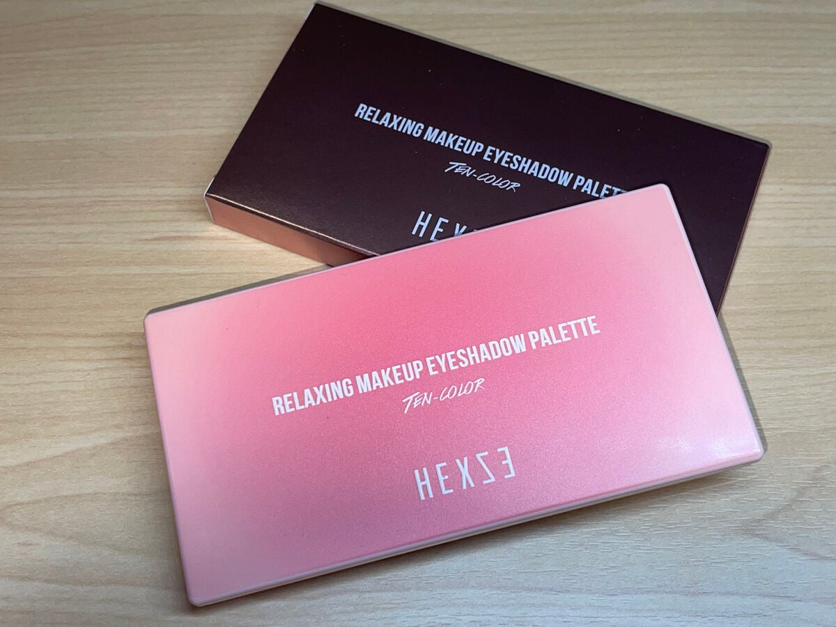 スターライトファントム 10色アイシャドウパレット/HEXZE(ヘックスゼ)/アイシャドウパレットを使ったクチコミ(3枚目)
