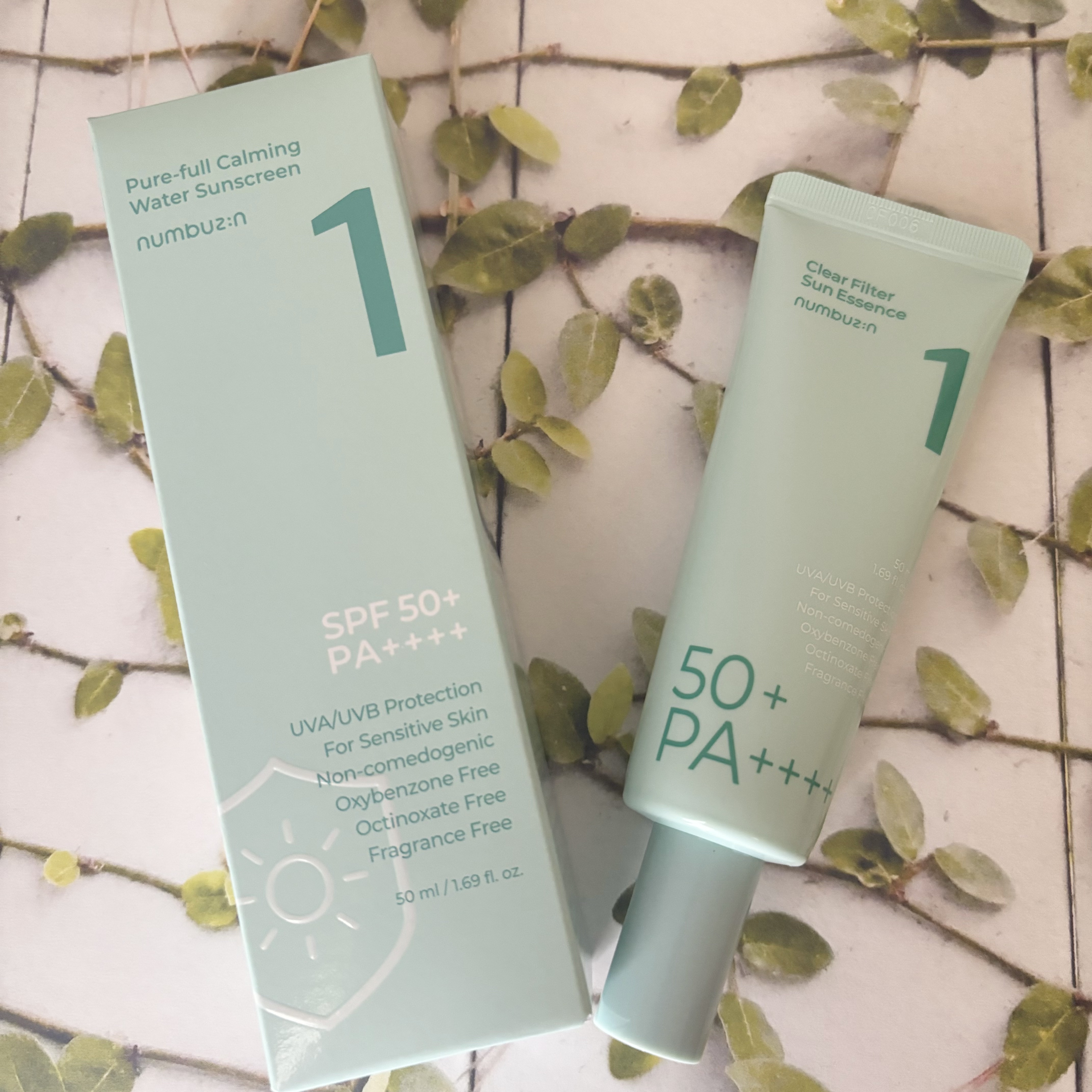 1番 青草水分コーティングUVクリーム/numbuzin/フェイスクリームを使ったクチコミ（1枚目）