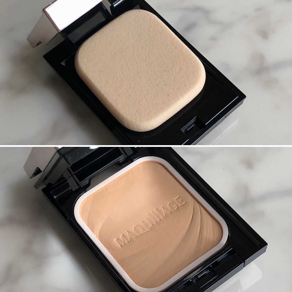 ドラマティックパウダリー EX オークル10/マキアージュ/パウダーファンデーションを使ったクチコミ（2枚目）