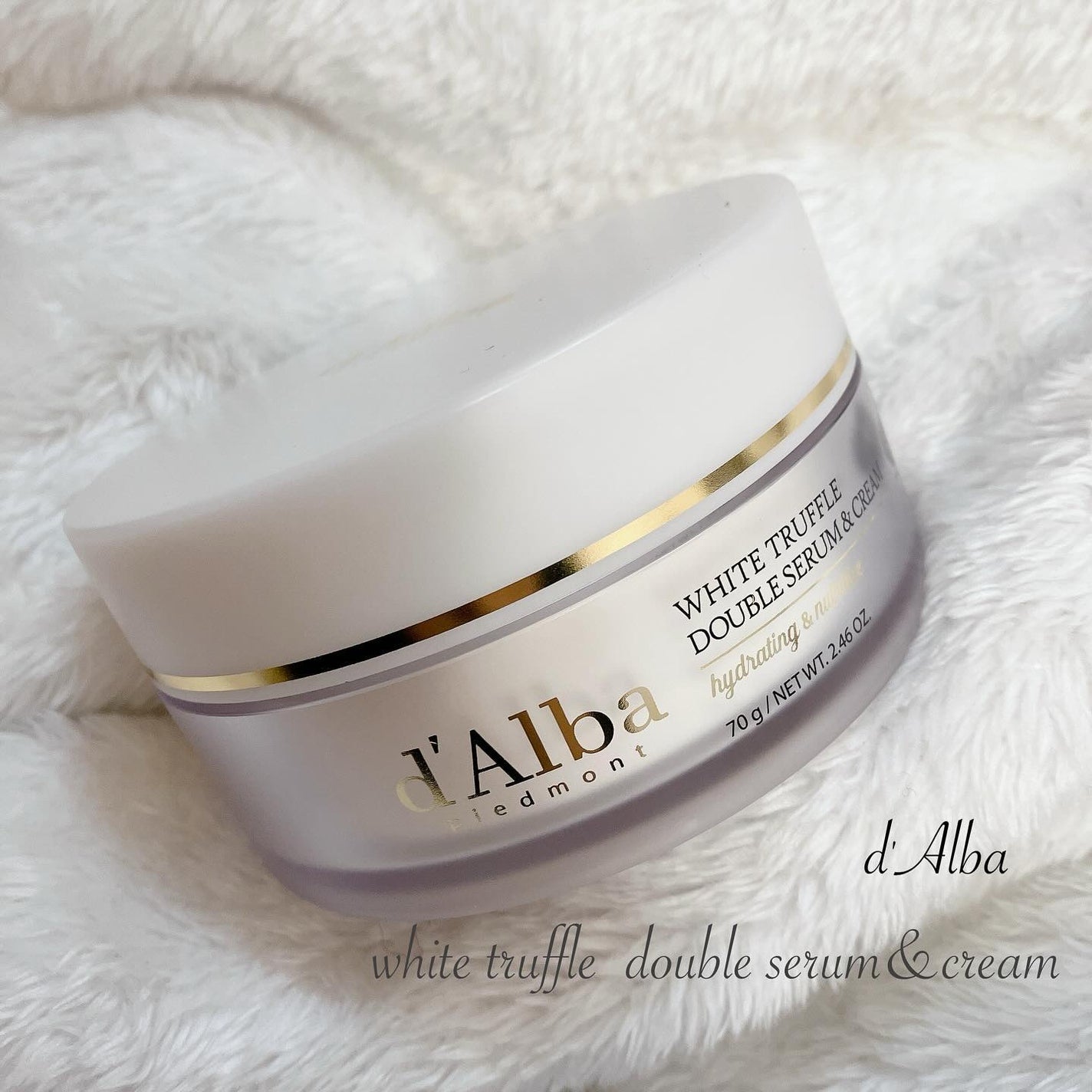 ホワイトトリュフダブルセラムアンドクリーム/ダルバ/フェイスクリームを使ったクチコミ(1枚目)