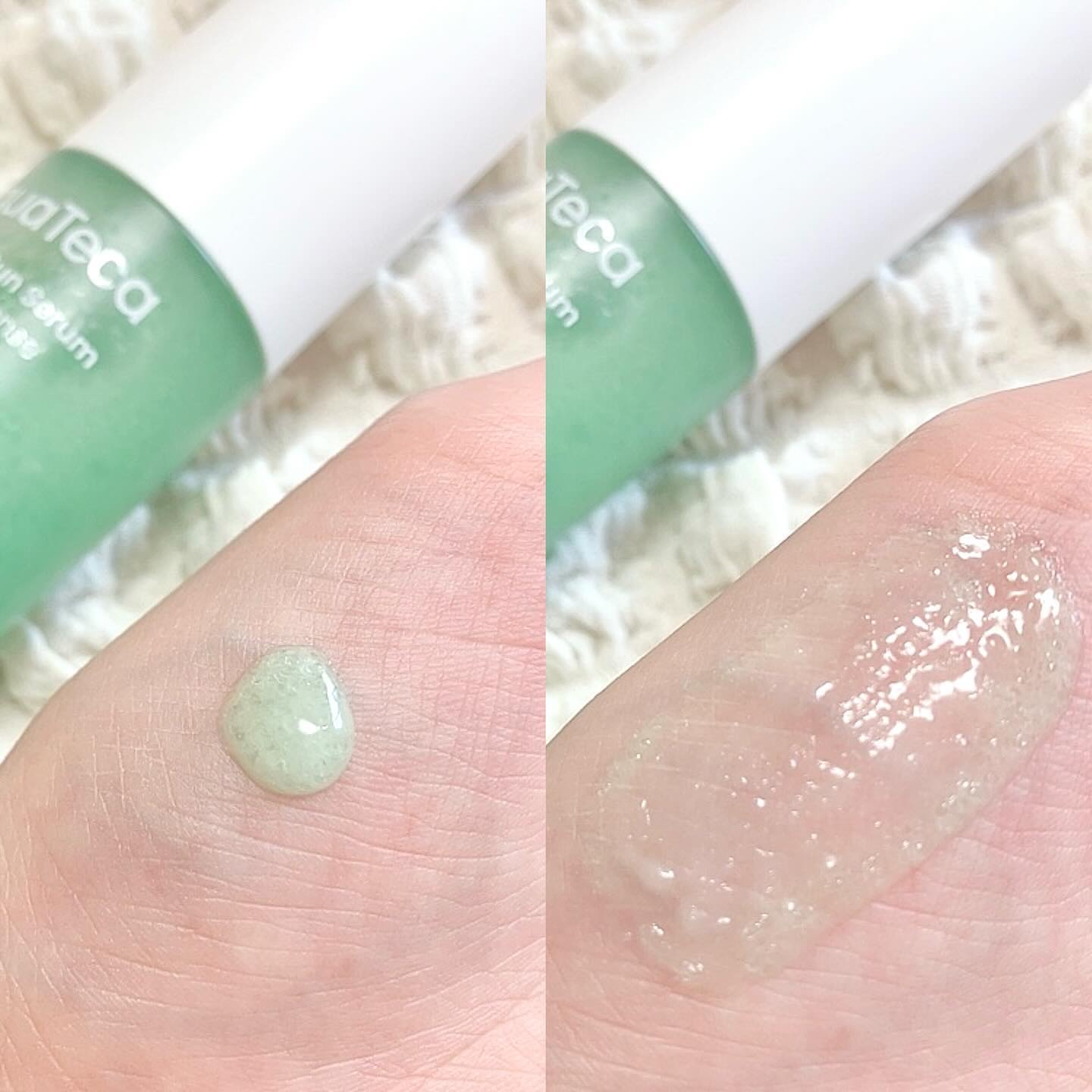 AquaTeca calming sun serum/Delphyr/日焼け止めローションを使ったクチコミ（3枚目）