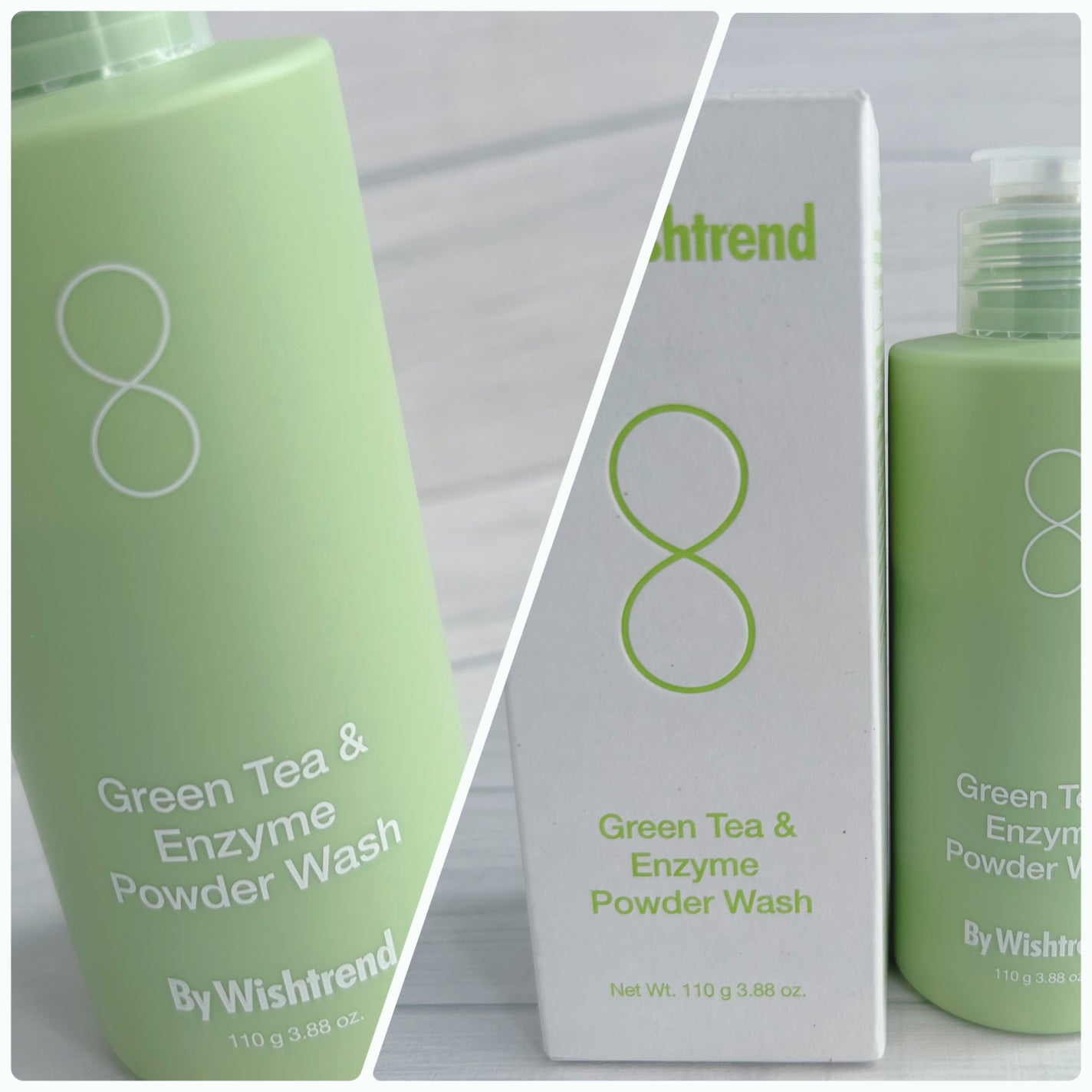 グリーンティー&エンザイムパウダーウォッシュ/By Wishtrend/洗顔パウダーを使ったクチコミ(2枚目)