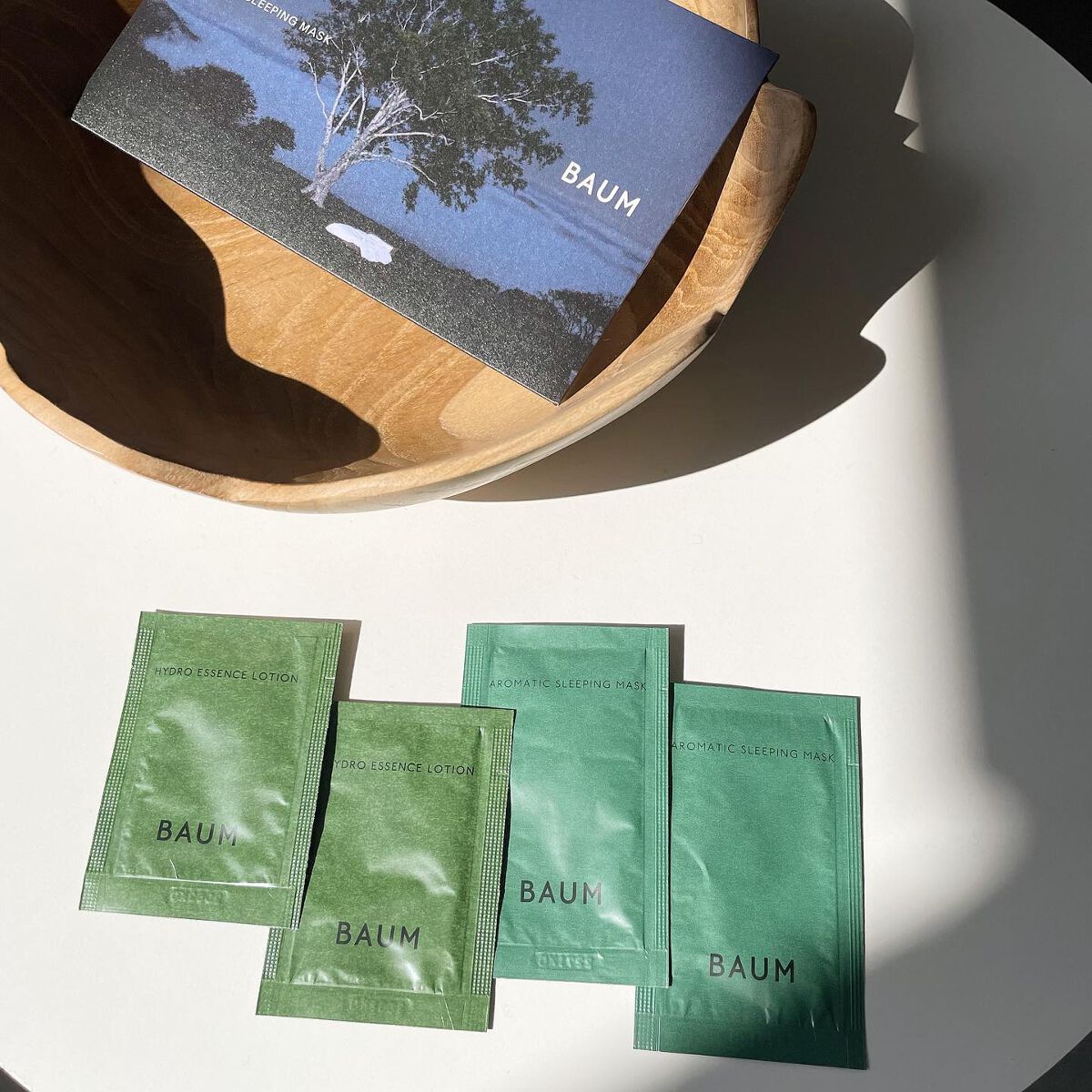 アロマティック スリーピングマスク/BAUM/フェイスクリームを使ったクチコミ（1枚目）