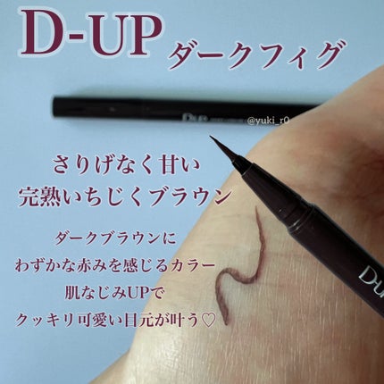シルキーリキッドアイライナーWP/D-UP/リキッドアイライナーを使ったクチコミ(2枚目)
