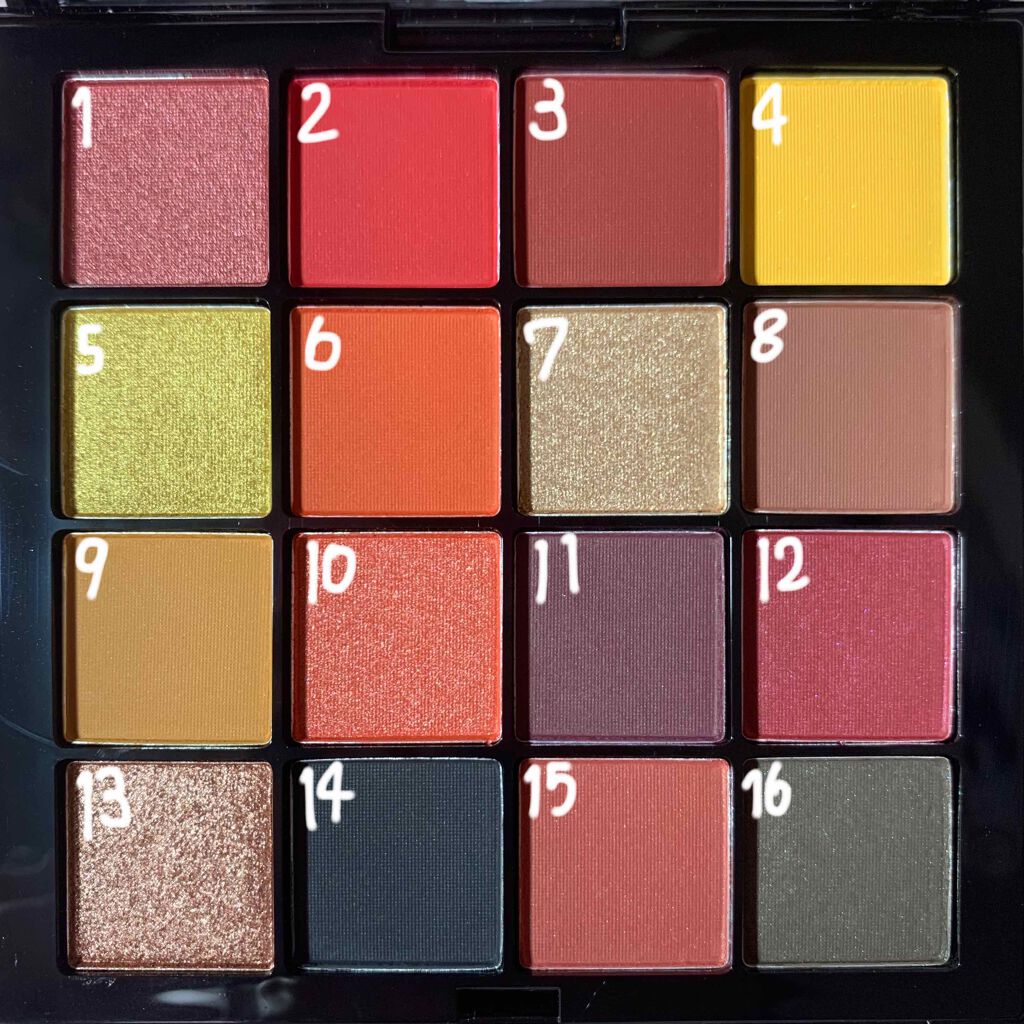 UT シャドウ パレット/NYX Professional Makeup/アイシャドウパレットを使ったクチコミ(3枚目)