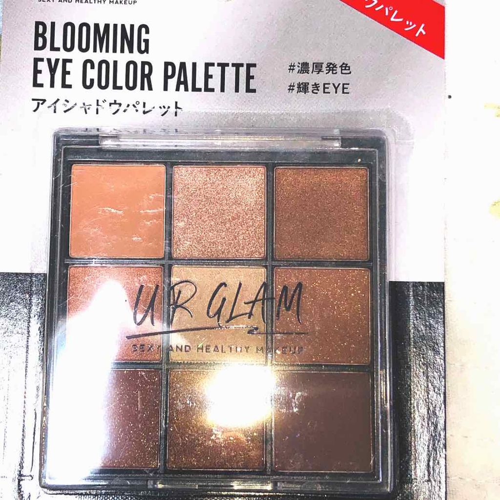 UR GLAM BLOOMING EYE COLOR PALETTE/U R GLAM/アイシャドウパレットを使ったクチコミ(1枚目)