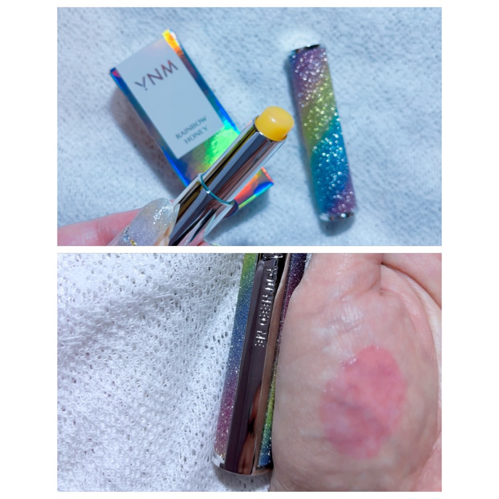 YNM  レインボーハニーリップバーム/YNM/リップバームを使ったクチコミ（3枚目）