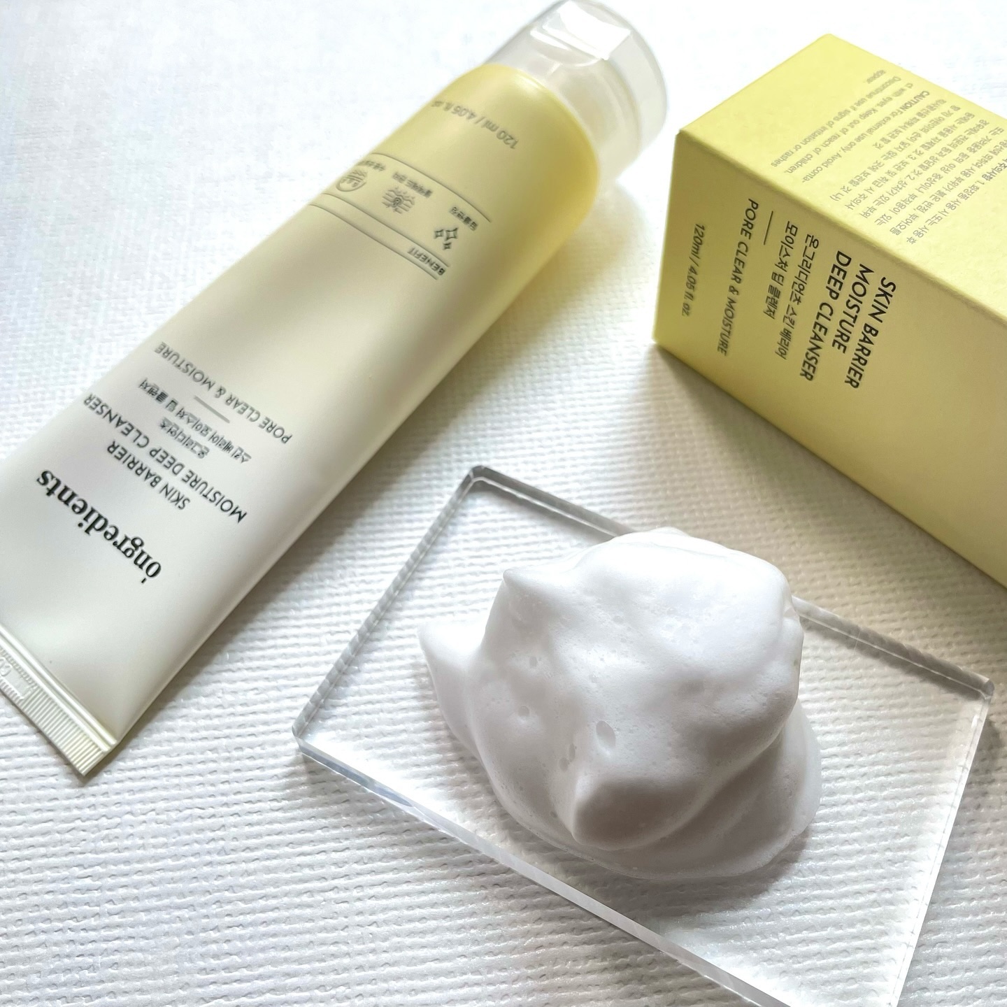 スキンバリアモイスチャーディープクレンザー /Ongredients/洗顔フォームを使ったクチコミ（3枚目）