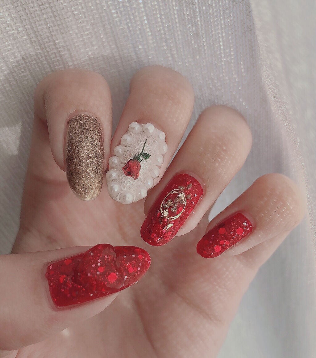 サンリオネイル/DAISO/マニキュアを使ったクチコミ(4枚目)