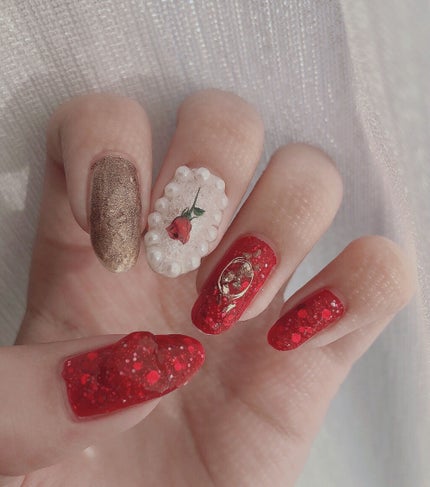 サンリオネイル/DAISO/マニキュアを使ったクチコミ(4枚目)