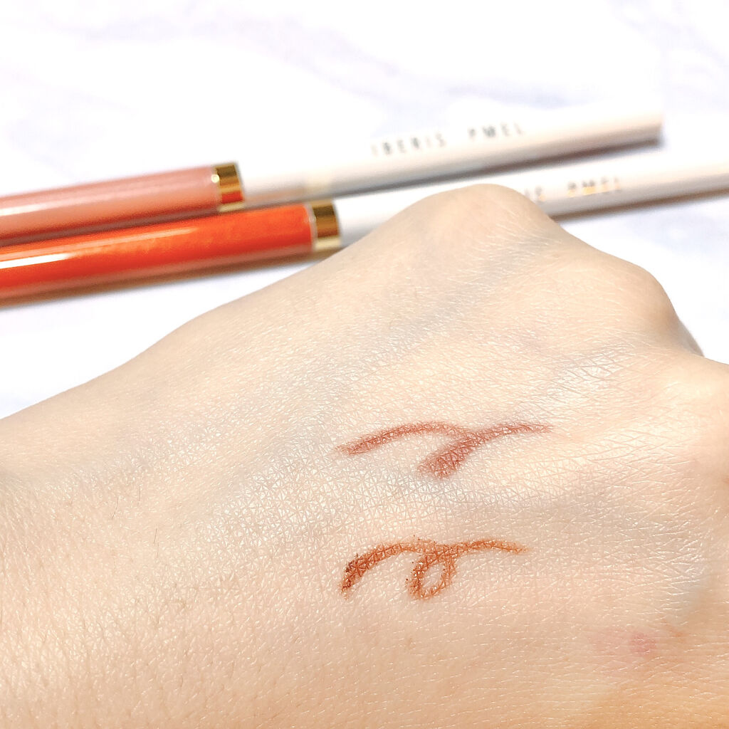 イベリスピメル クリームシャドウライナー 102 ピンクブラウン(限定)/pdc/ペンシルアイライナーを使ったクチコミ（3枚目）