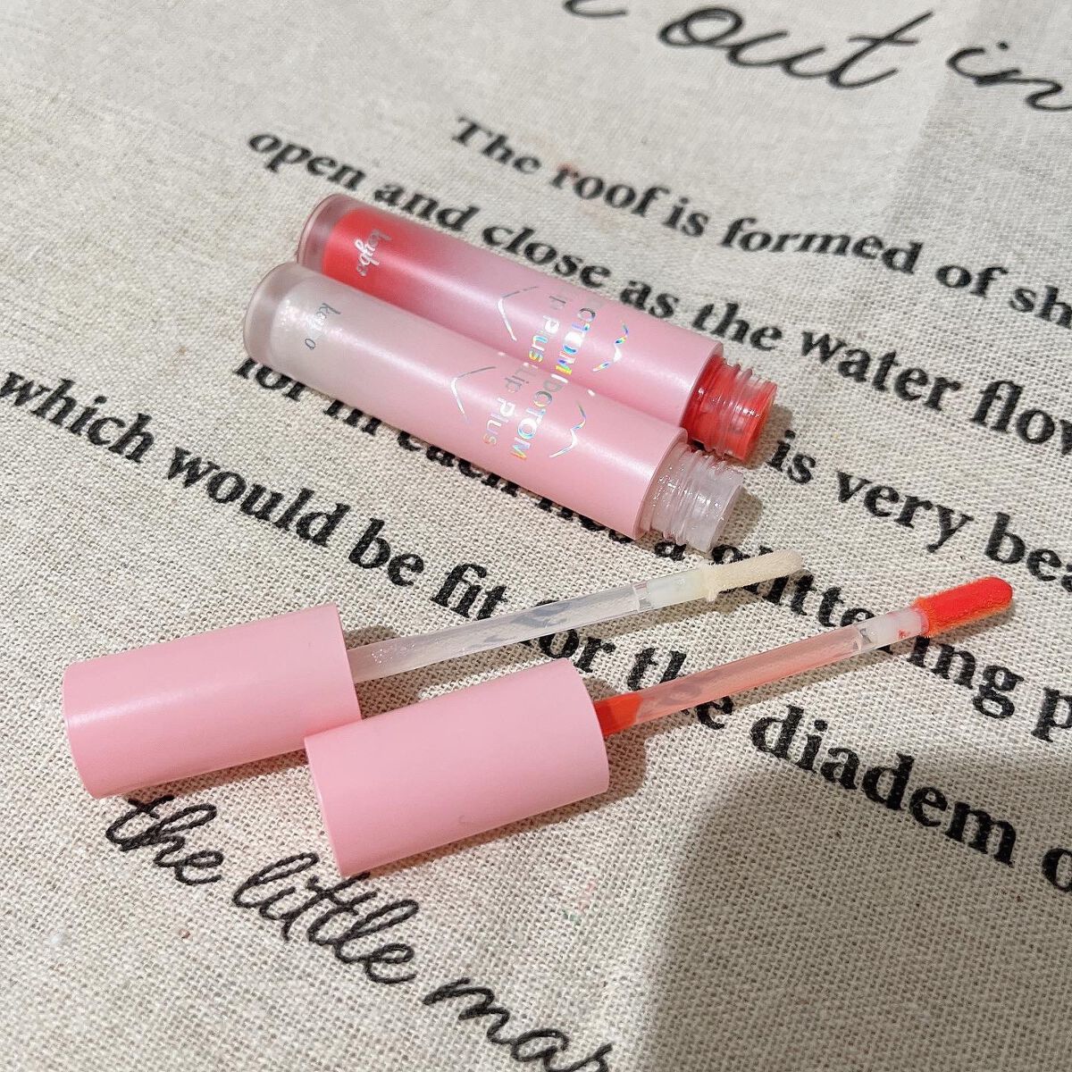 ドトムリッププラスプランパー 21 マスタースプリンググラス/keybo/リッププランパーを使ったクチコミ（2枚目）