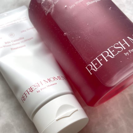 リフレッシュモーメントパフュームシャンプー/トリートメント Jeju Camellia/Free Moment /市販シャンプーを使ったクチコミ(6枚目)