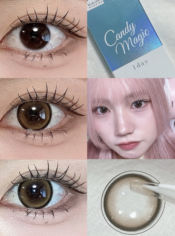 candymagic1day（キャンディーマジックワンデー） ミミブラウン/candy magic/ワンデー（１DAY）カラコンを使ったクチコミ（2枚目）