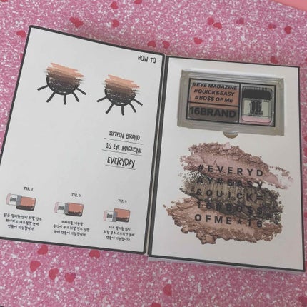 16 EYE MAGAZINE/16BRAND/アイシャドウパレットを使ったクチコミ(2枚目)