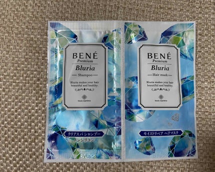 ベーネ プレミアム(Bene Premium) ブルーリア クリアスパ シャンプー/モイストスパ トリートメントのクチコミ「さらさらふわふわ
匂いもきつすぎずいい感じ
わたしには合ってるかもしれない..」(1枚目)