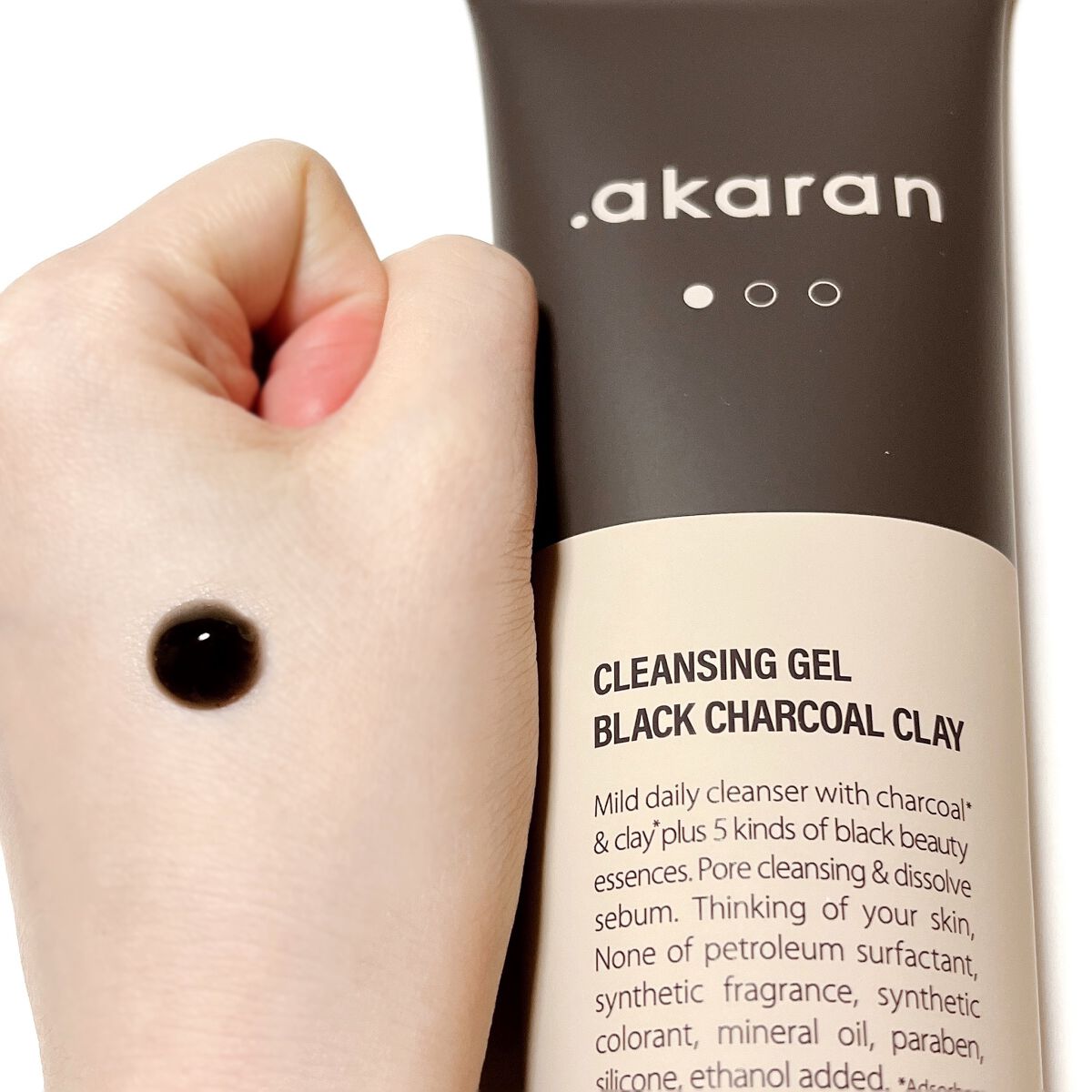 ブラックジェルクレンジング/.akaran/クレンジングジェルを使ったクチコミ(3枚目)