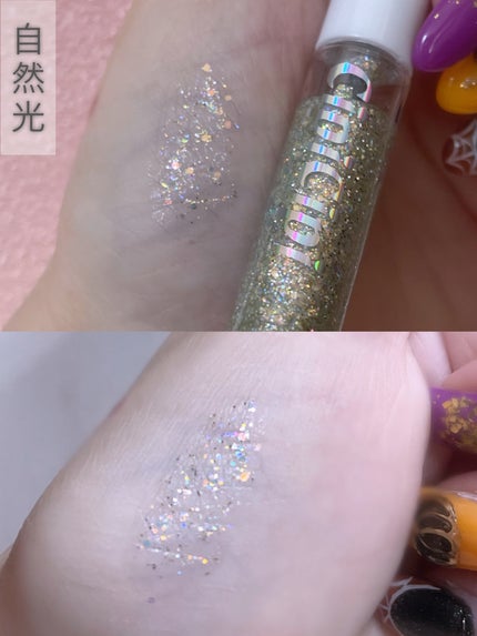 グリッター イルミネーションライナー R 05オーロラシャワー/CipiCipi/リキッドアイライナーを使ったクチコミ(3枚目)