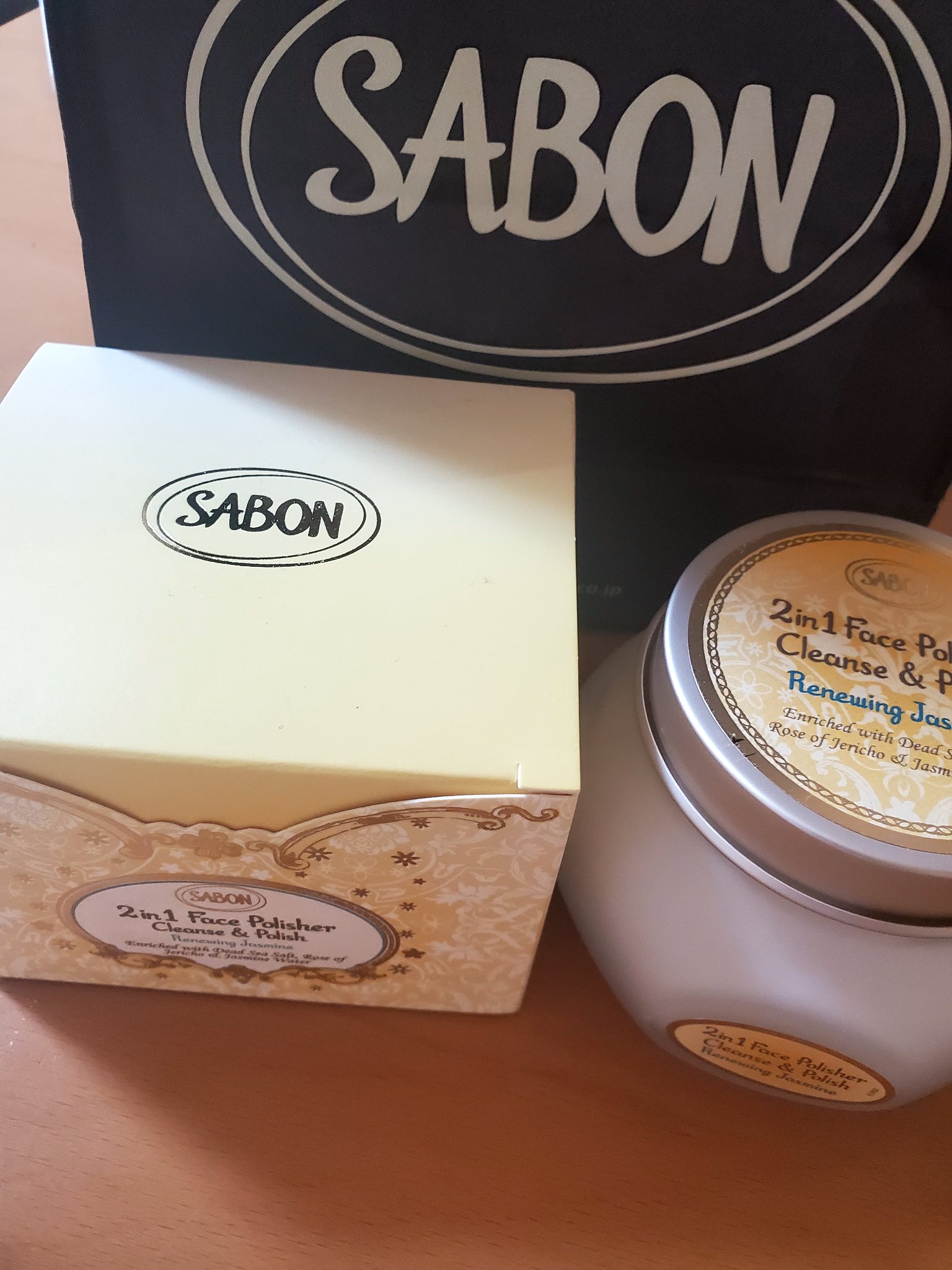 フェイスポリッシャー リフレッシング（ミント）/SABON/スクラブ・ゴマージュを使ったクチコミ（2枚目）