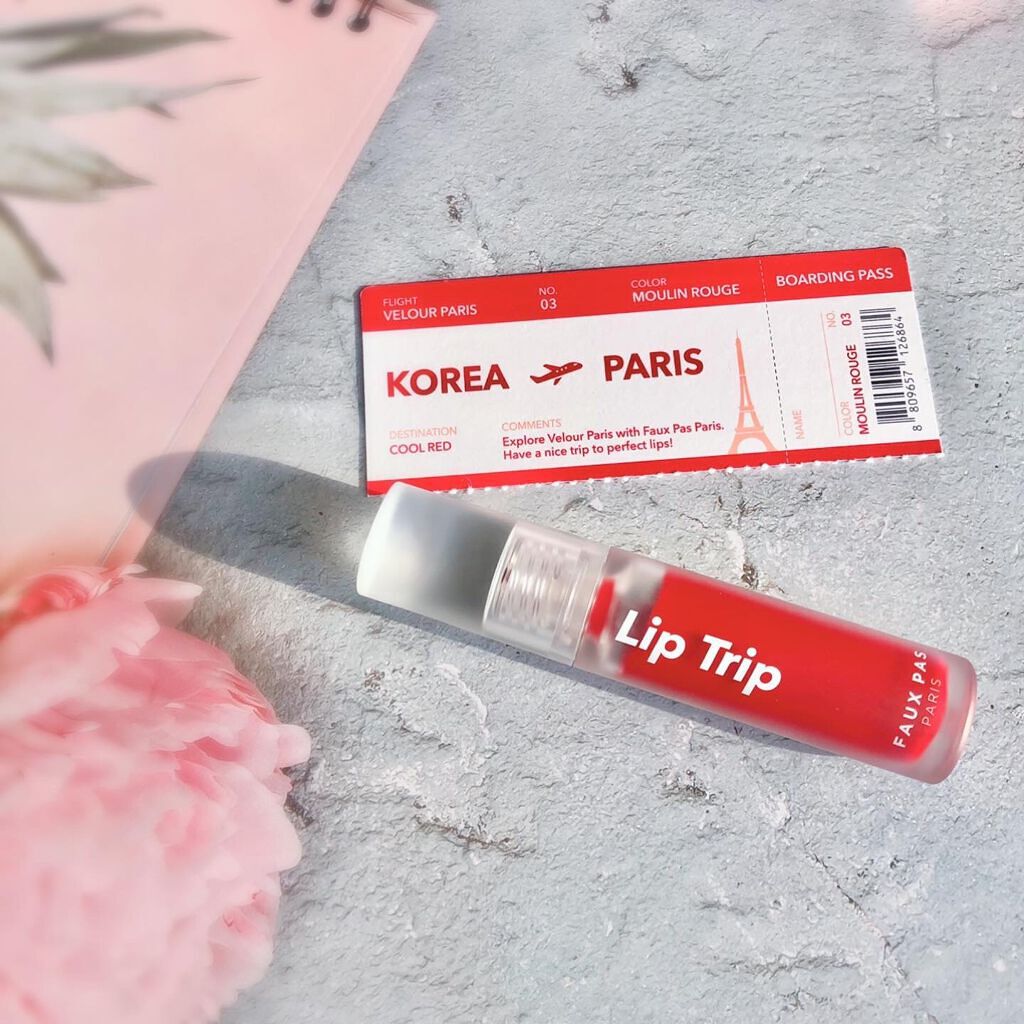 リップトリップベロアパリ/FAUX PAS PARIS/口紅を使ったクチコミ(2枚目)