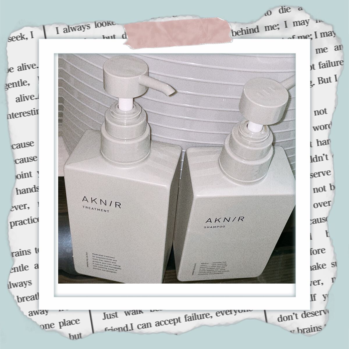 薬用ヘアシャンプー＆トリートメント/AKNIR/市販シャンプーを使ったクチコミ（1枚目）