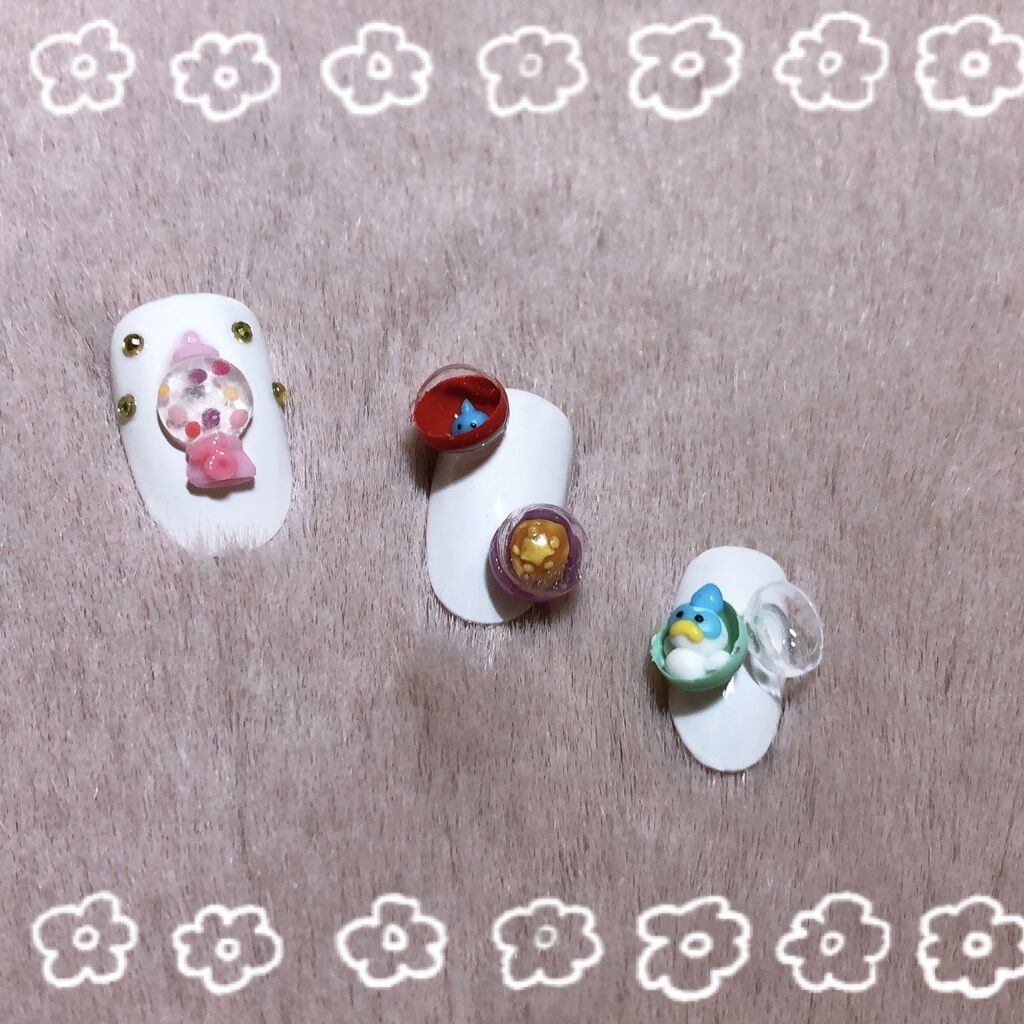 ジェルネイル（ライト対応）/セリア/ジェルネイルを使ったクチコミ（2枚目）