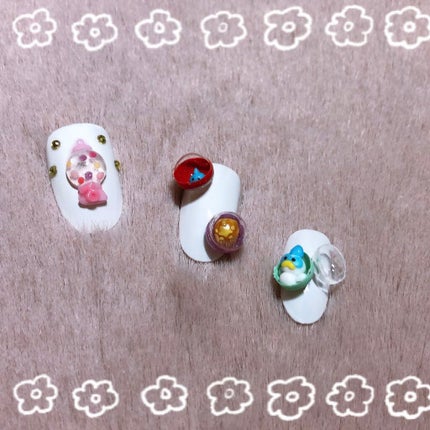 ジェルネイル(ライト対応)/セリア/ジェルネイルを使ったクチコミ(2枚目)