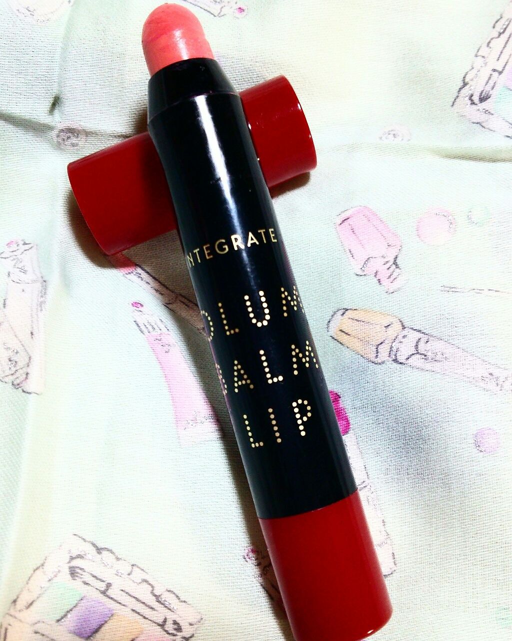 ボリュームバームリップ N/インテグレート/口紅を使ったクチコミ(1枚目)