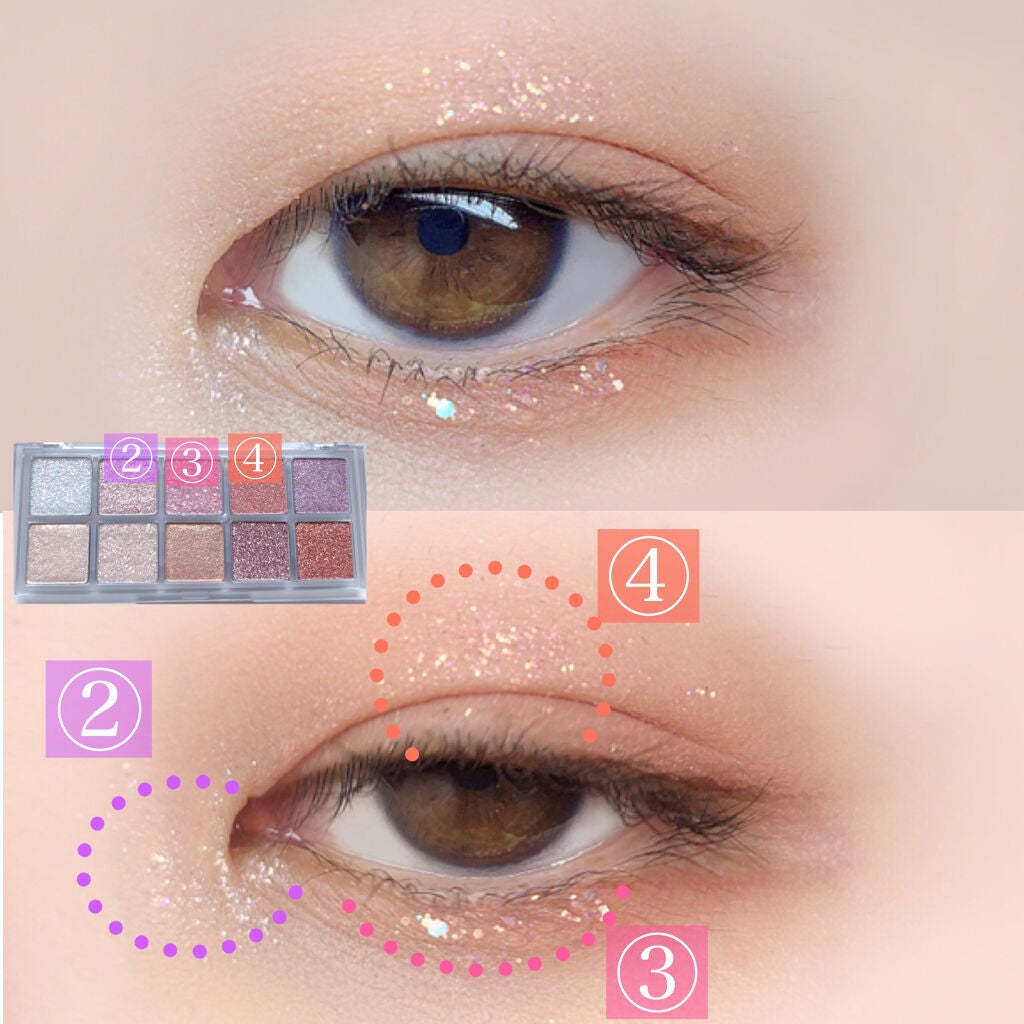 ベターザンパレット/rom&nd/アイシャドウパレットを使ったクチコミ(7枚目)