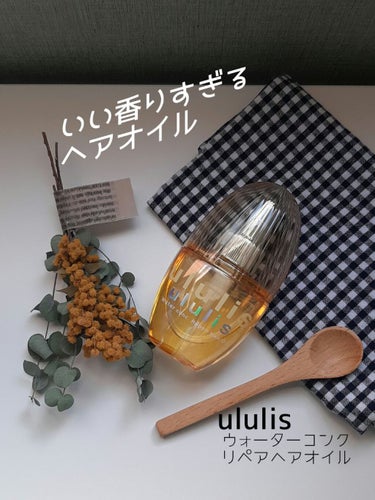 ウォーターコンク リペアヘアオイル/ululis/ヘアオイルを使ったクチコミ（1枚目）