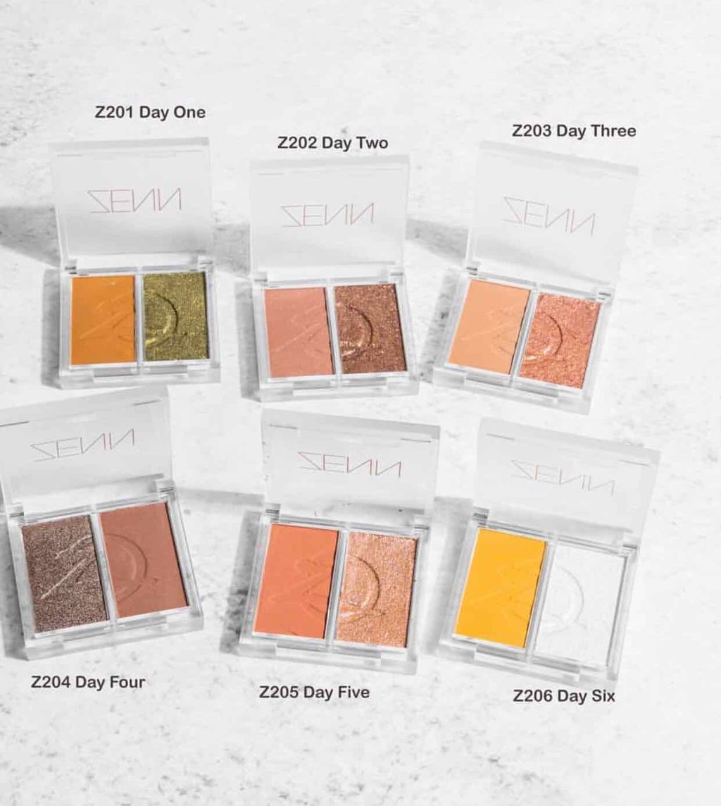 アイシャドウデュオ/ZENN.th/アイシャドウパレットを使ったクチコミ（2枚目）