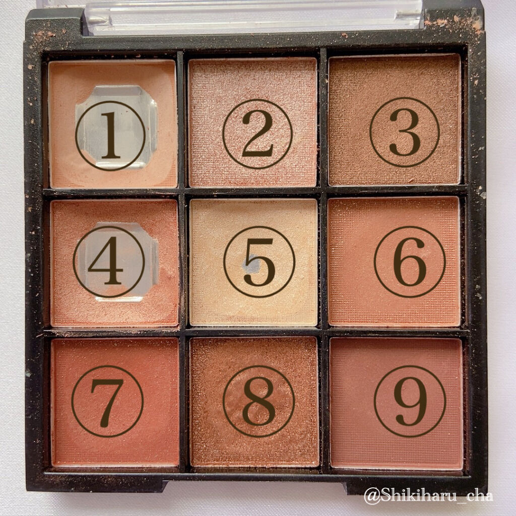 UR GLAM　BLOOMING EYE COLOR PALETTE/U R GLAM/アイシャドウパレットを使ったクチコミ（2枚目）