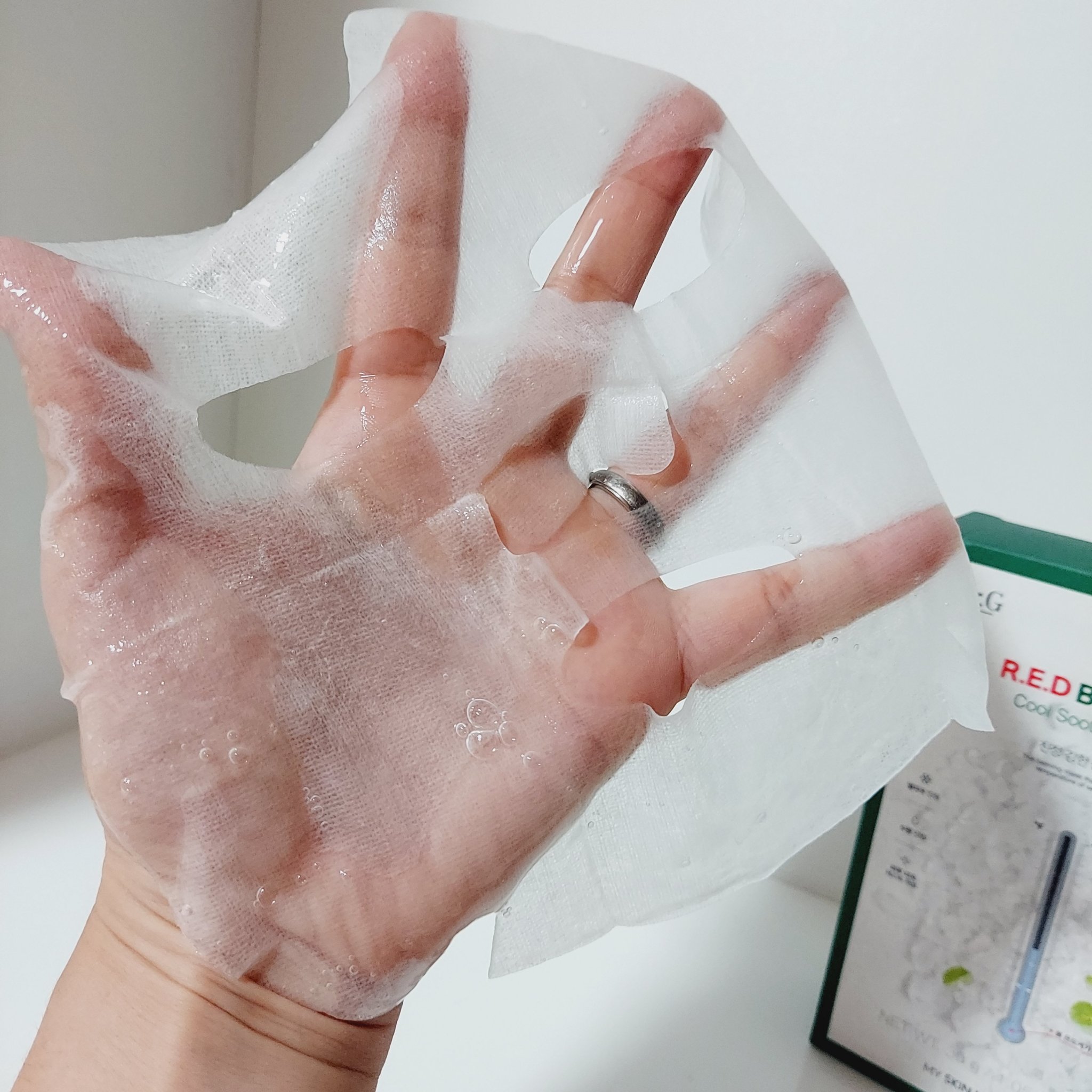 レッドブレミッシュ クールスージングマスク/Dr.G/シートマスク・パックを使ったクチコミ（3枚目）