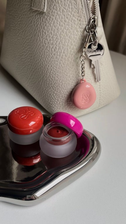 リップアンドチーク ブラーリープリンポット/fwee/口紅を使ったクチコミ(8枚目)