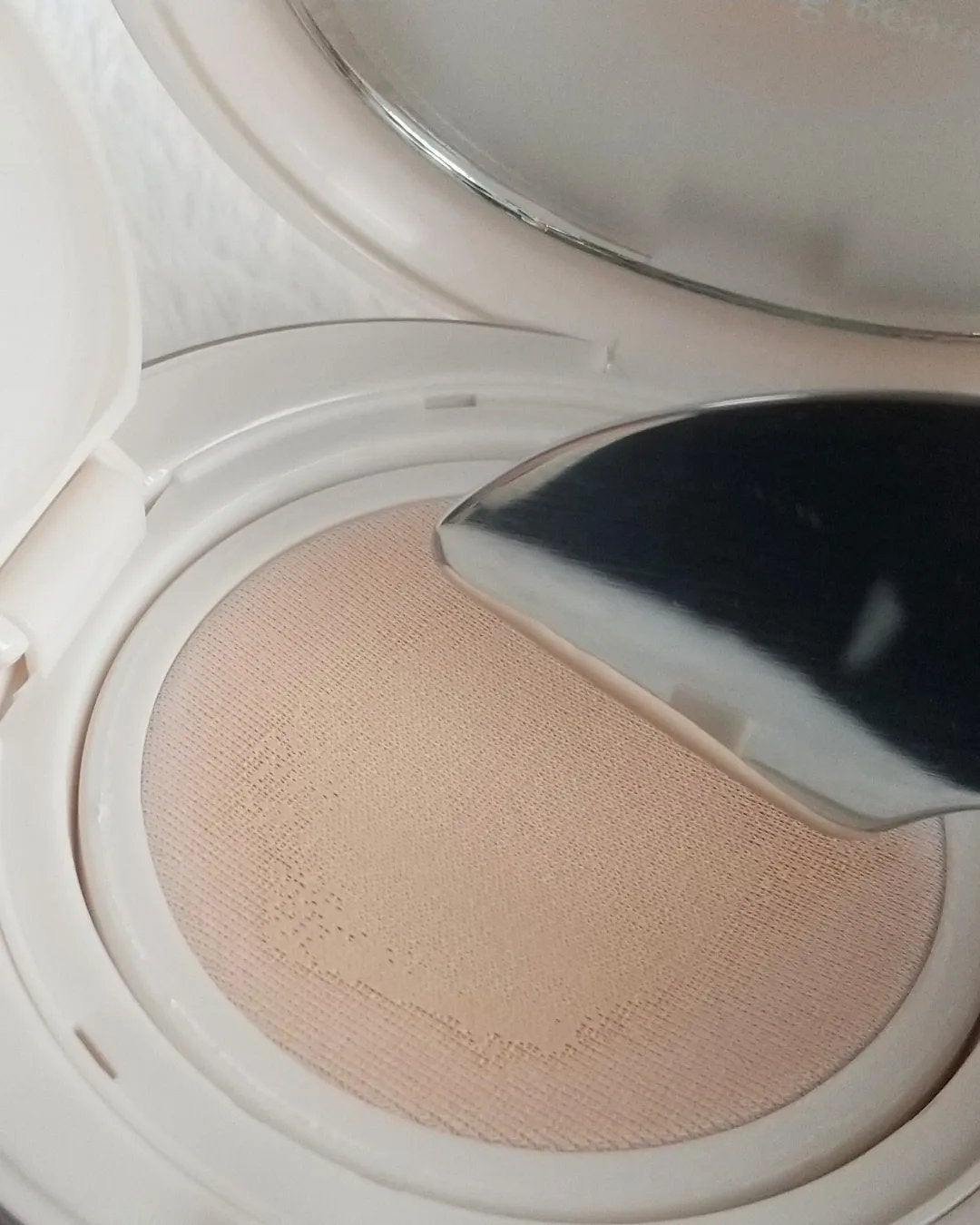 ブリージンググロークッション/Healus/クッションファンデーションを使ったクチコミ(2枚目)