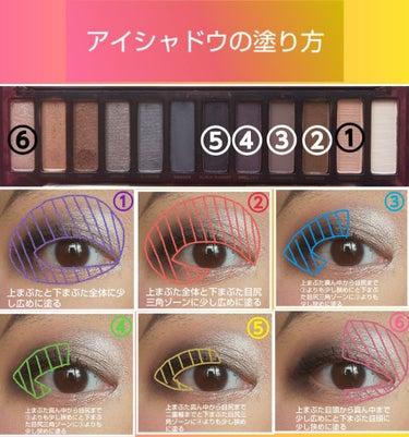 アーバンディケイ NAKED SMOKYのクチコミ「＼💖アーバンディケイNAKED SMOKYのアイシャドウパレットを使用したアイメイクをご紹介！.....」（2枚目）