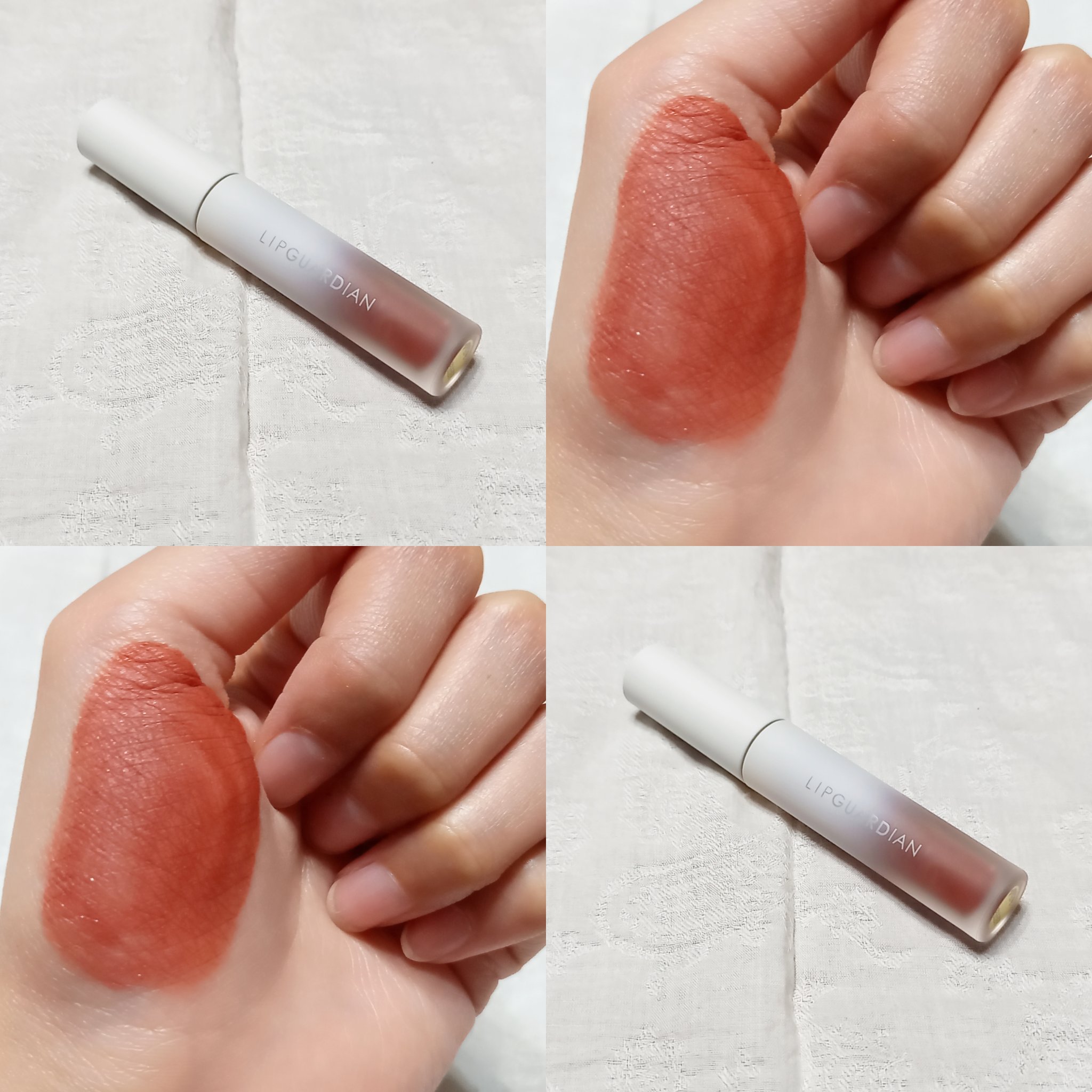 マットヴェールティント L02 パドドゥテラコッタ/LIPGUARDIAN/リップティントを使ったクチコミ（2枚目）