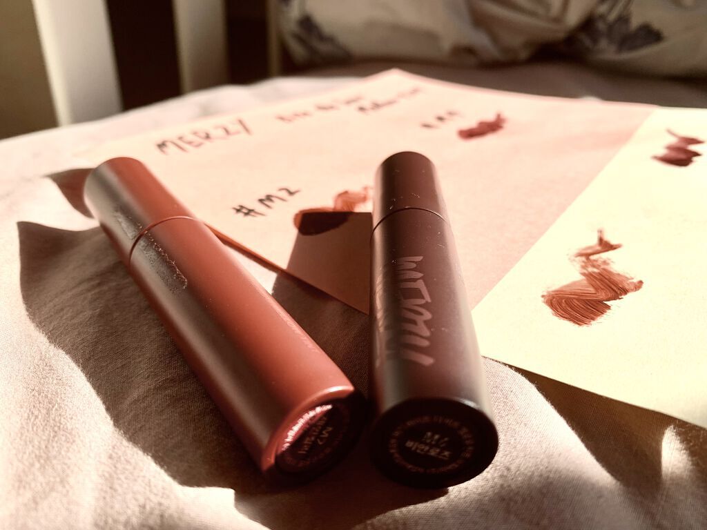 バイト ザ ビート メロウ ティント/MERZY/リップティントを使ったクチコミ（1枚目）