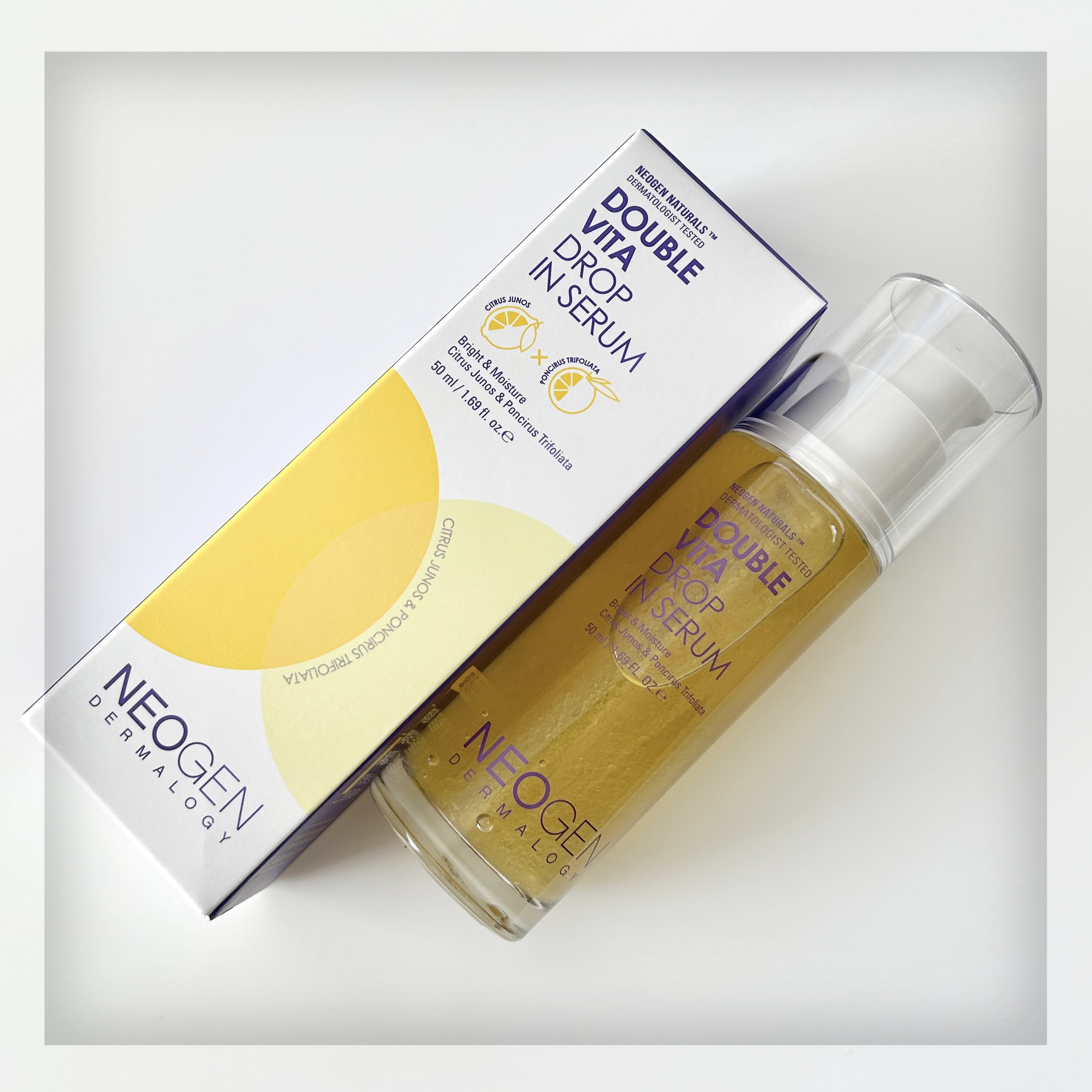 パック・フェイスマスク NEOGEN DOUBLE VITA DROP IN SERUM & MASK ダブルビタドロップインセラム＋グローラップマスク企画セット