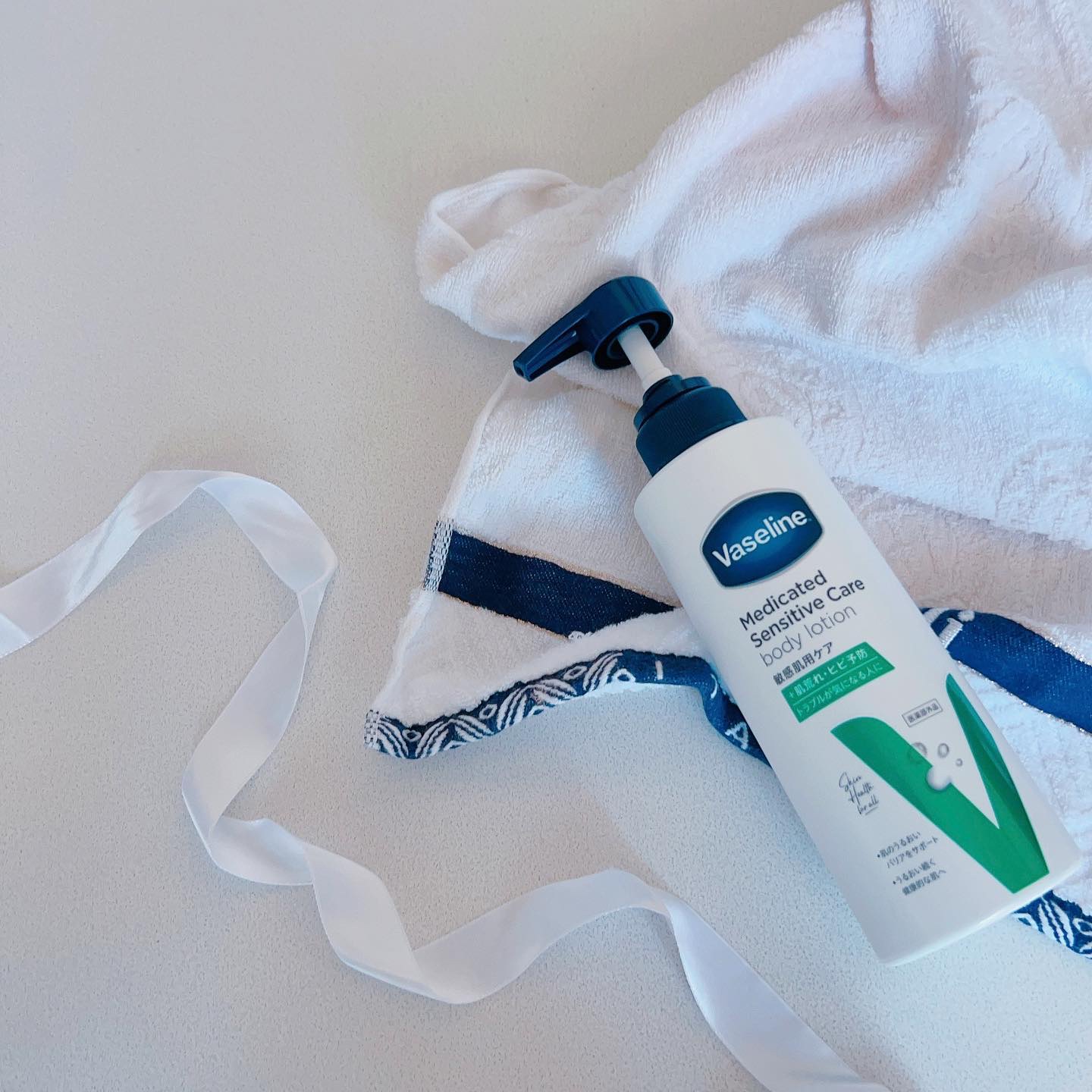 メディケイティッド センシティブケア ボディローション うるおいケア <医薬部外品>/ヴァセリン/ボディローションを使ったクチコミ（1枚目）