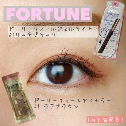 ドーリーフィール アイカラー/フォーチュン/アイシャドウパレットを使ったクチコミ(1枚目)