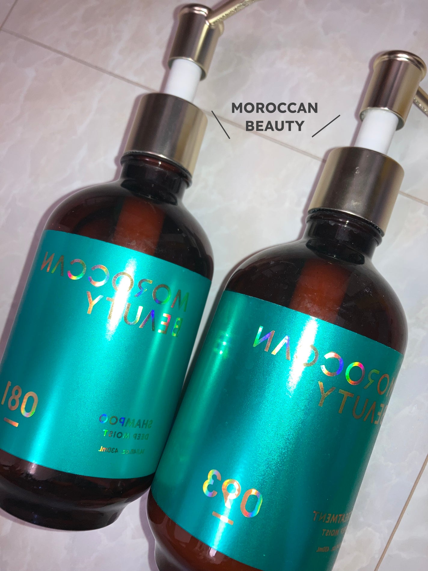 ディープモイスト シャンプー/ ヘアトリートメント/モロッカンビューティ/市販シャンプーを使ったクチコミ(1枚目)