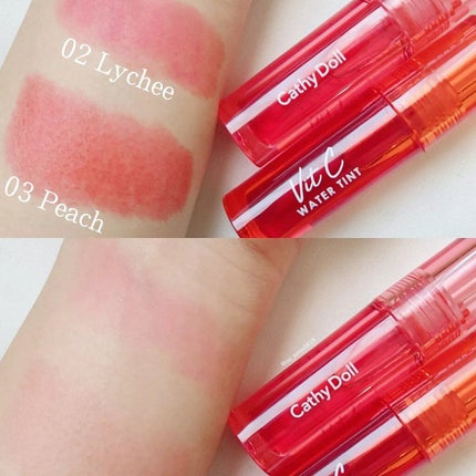 Vit C ウォーターティント/CathyDoll/リップティントを使ったクチコミ(3枚目)