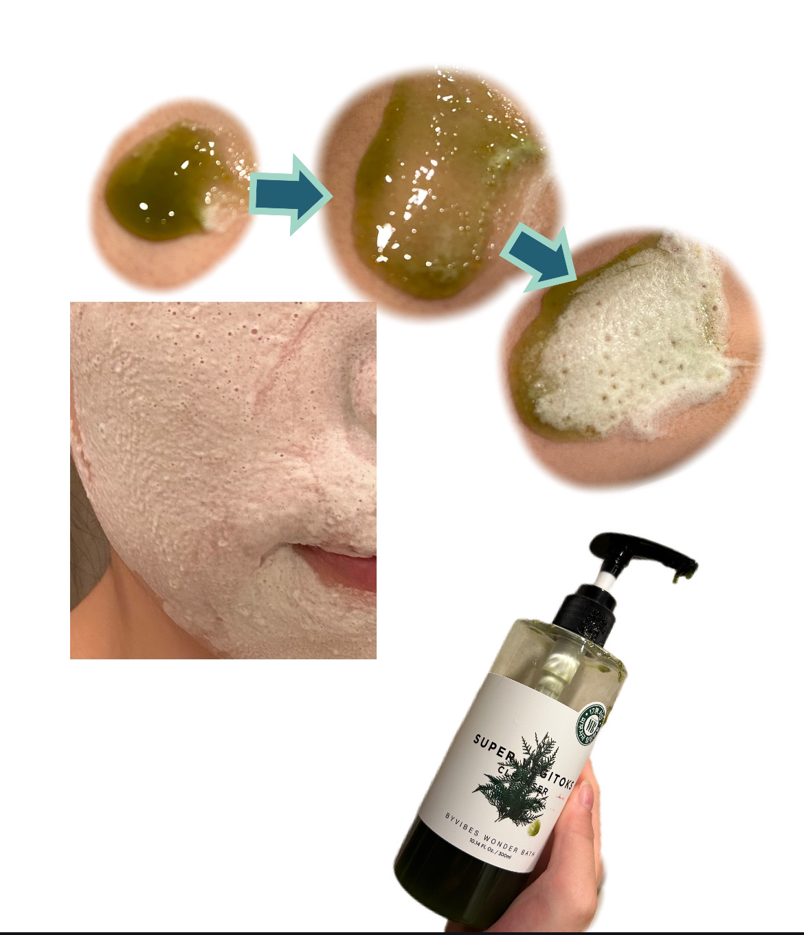 スーパーベジトックスクレンザー/WONDER BATH/クレンジングジェルを使ったクチコミ（2枚目）