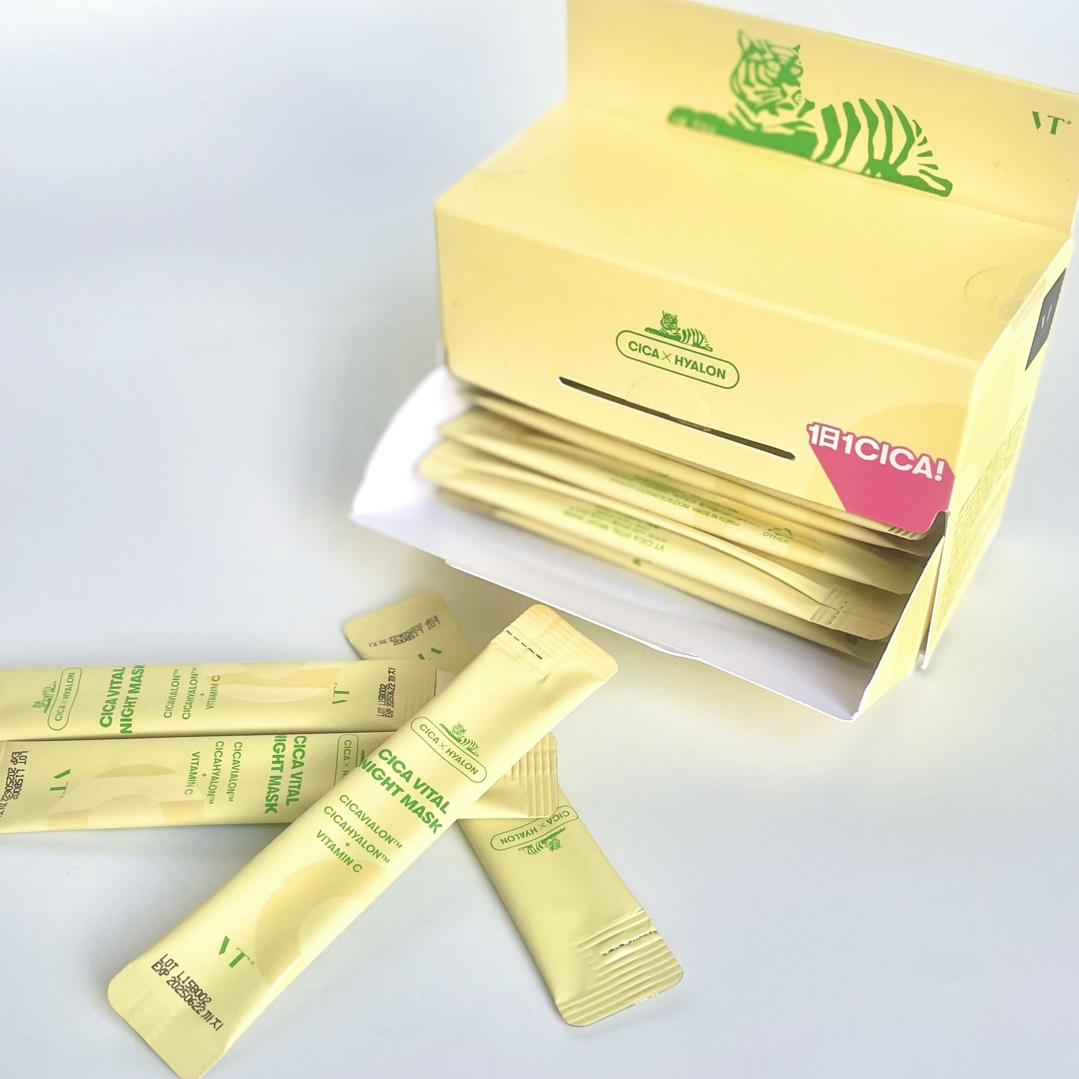 シカ バイタルナイトマスク/VT/フェイスクリームを使ったクチコミ（1枚目）